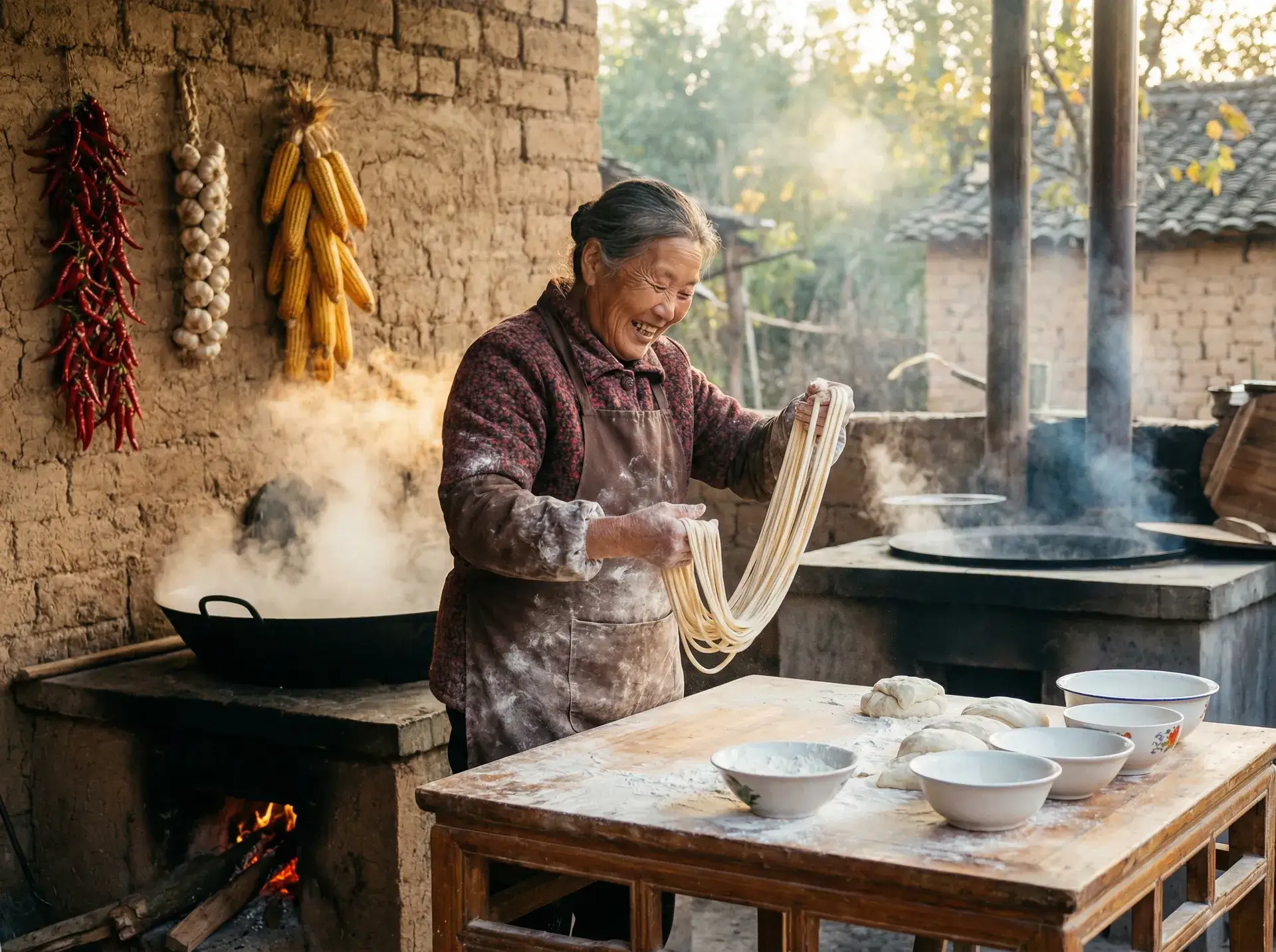 农家大嫂手擀面 - 166.su吃瓜黑料视频 乡村美食
